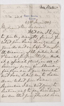 Letter, 24 June 1884