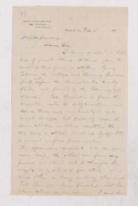 Letter, 2 February 1881