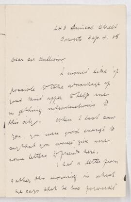 Letter, 4 September 1888