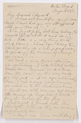 Letter, 28 August [1928?]