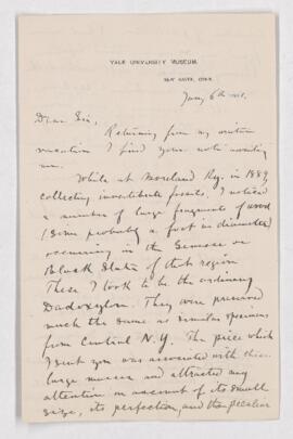 Letter, 6 January 1891