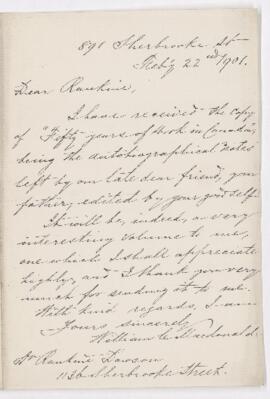 Letter, 22 February 1901