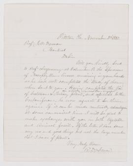 Letter, 2 November 1882