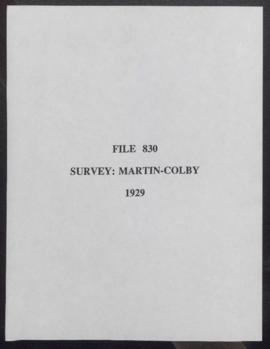 Survey: Martin-Colby