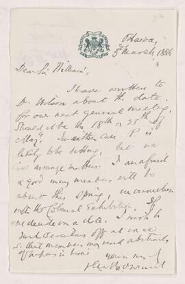 Letter, 3 March 1886