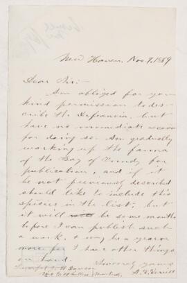 Letter, 9 November 1869