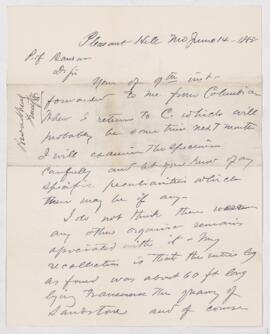 Letter, 14 June 1888