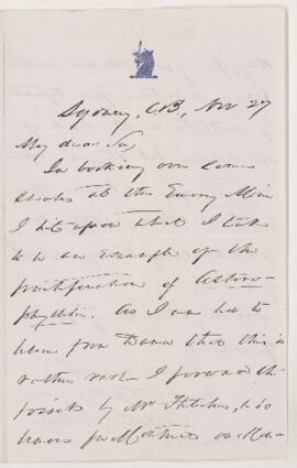 Letter, 27 November 1875