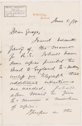 Letter, 5 June 1888