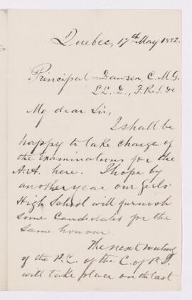 Letter, 17 May 1882