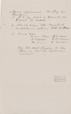 Memo,  May 1872