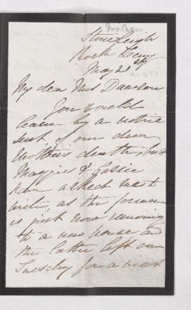 Letter, 21 May