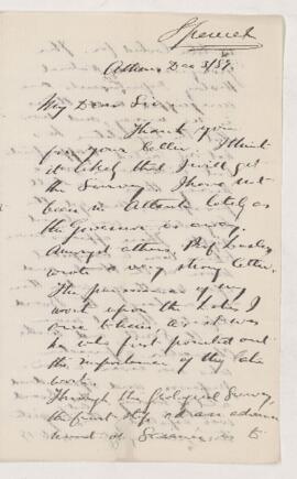 Letter, 3 December 1889