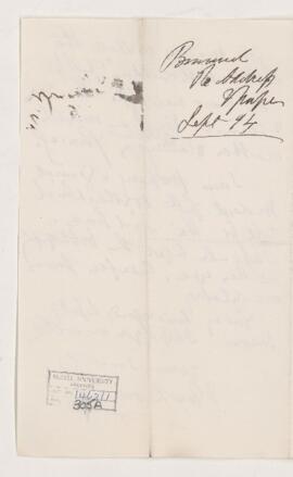 Letter, 26 September 1894