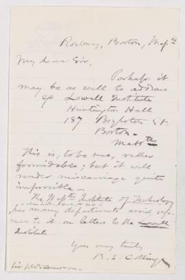 Letter, December 1886
