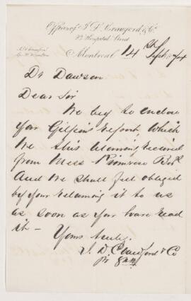 Letter, 14 September 1874