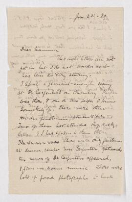 Letter, 25 January 1872