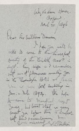 Letter, 21 March 1896