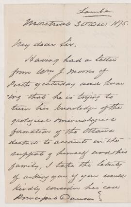 Letter, 30 December 1875