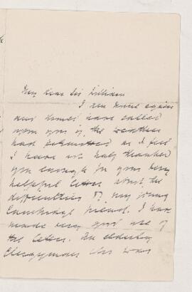 Letter,  August 1896