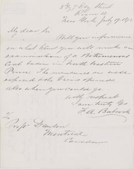 Letter, 19 July 1872