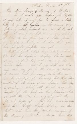 Letter, 5 March 1857