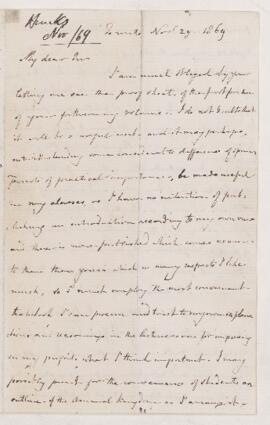 Letter, 29 November 1869