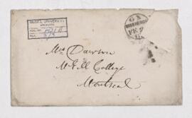 Envelope, February 1867