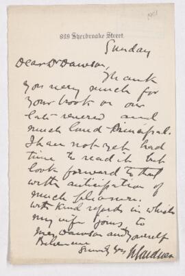 Letter, 1901