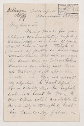 Letter, 30 October 1869