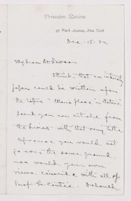 Letter, 16 December 1882