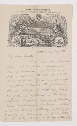 Letter, 28 July 1882