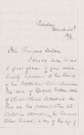 Letter, 26 November 1878