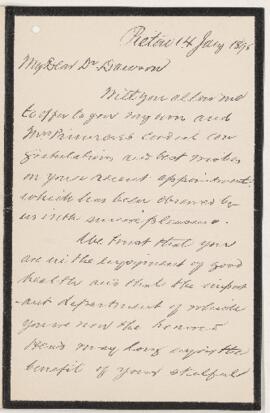 Letter, 14 January 1895