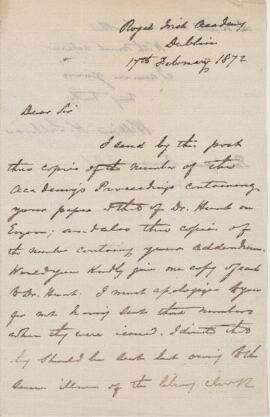 Letter, 17 February 1872