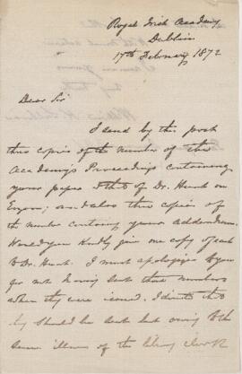 Letter, 17 February 1872