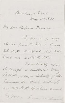 Letter, 3 May 1871