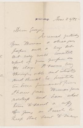 Letter, 24 June 1885