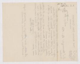 Letter from H.S. Poole to B.J. Harrington.