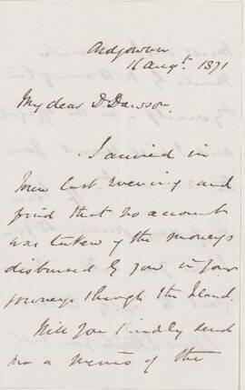 Letter, 16 August 1871