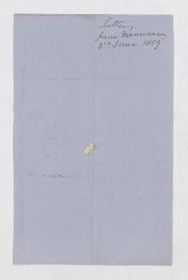 Letter, 3 March 1859