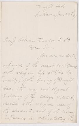 Letter, 29 January 1887