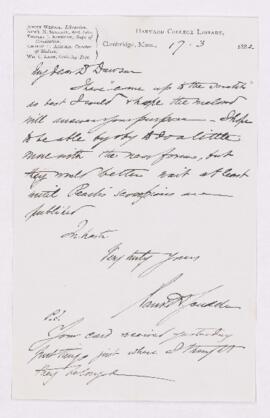 Letter, 17 March 1882