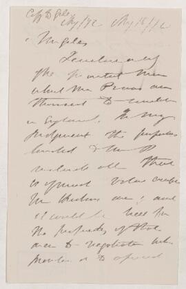 Letter, 18 August 1872