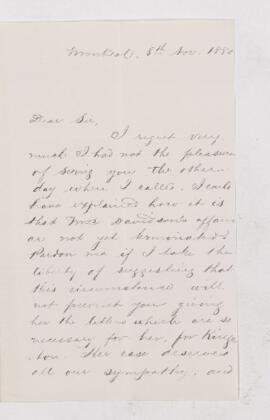 Letter, 8 November 1880