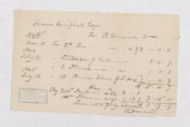 Receipt, James Campbell to R. Dawson