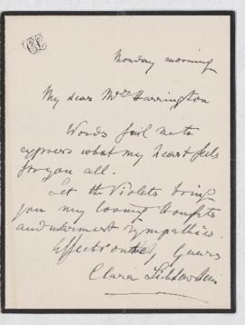 Letter, 1907