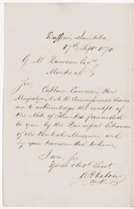 Letter, 17 September 1874