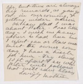 Letter, undated