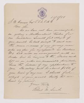 Letter, 18 August 1881